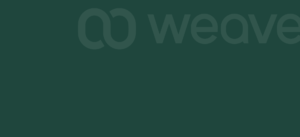 weave logo green banner